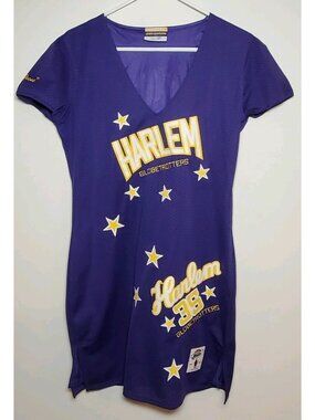 Fubu Harlem Globetrotters Women's Jersey Dress Purple / Yellow Design